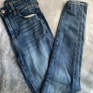 Brand new american eagle,non ripped,high rise, super skinny jean